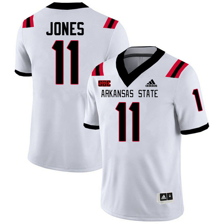 Adam Jones Arkansas State Jersey,Arkansas State Red Wolves Football Uniforms,Jersey-White